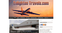 Desktop Screenshot of enlightentravels.com